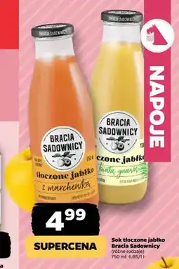 Netto Sok tłoczone jabłko z marchewką Bracia Sadownicy oferta