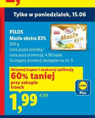 Masło ekstra 83% Pilos
