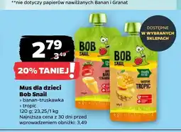 Netto Mus dla dzieci banan-truskawka Bob Snail oferta