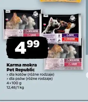 Netto Karma mokra dla kotów Pet Republic 4-pak oferta