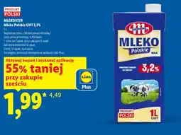 Lidl Mleko Polskie UHT 3,2% Mlekovita oferta