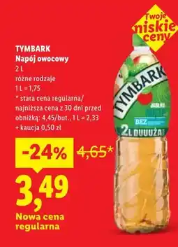 Lidl Napój owocowy Tymbark oferta