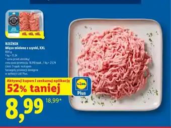 Lidl Mięso mielone z szynki XXL Rzeźnik oferta