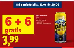 Lidl Piwo Tatra Jasne Pełne oferta