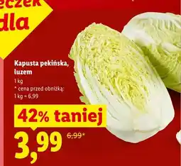 Lidl Kapusta pekińska luzem oferta