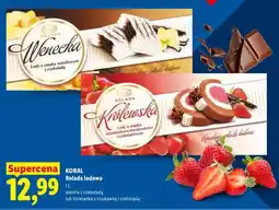Lidl Rolada lodowa Koral Wenecka wanilia z czekoladą oferta