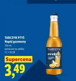 Lidl Napój gazowany Tarczyn Ptyś pomarańcza-jabłko oferta