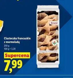 Lidl Ciasteczka francuskie z marmoladą Brześć oferta