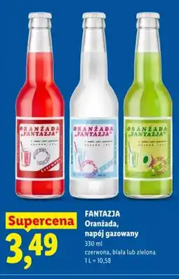 Lidl Napój gazowany Oranżada Fantazja czerwona oferta