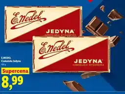 Lidl Czekolada Jedyna E.Wedel oferta