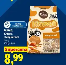 Lidl Krówka słony karmel Wawel oferta