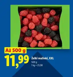 Lidl Żelki malinki XXL oferta