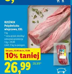 Lidl Polędwiczka wieprzowa Rzeźnik XXL oferta