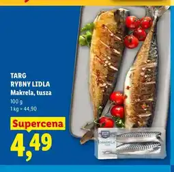 Lidl Makrela tusza Targ Rybny Lidla oferta