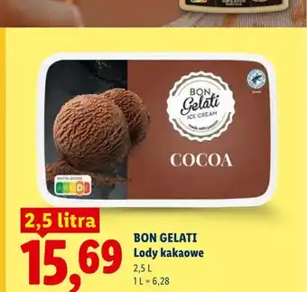 Lidl Lody kakaowe Bon Gelati oferta