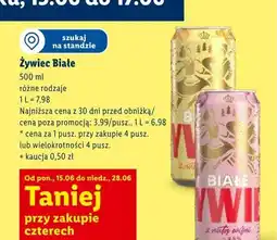 Lidl Piwo Żywiec Białe oferta