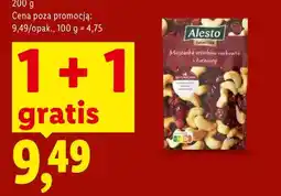 Lidl Mieszanka orzechów nerkowca i żurawiny Alesto Selection oferta