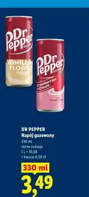 Lidl Napój gazowany Dr Pepper Vanilla Float oferta