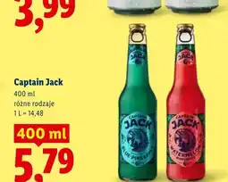 Lidl Piwo Captain Jack Blue Apple oferta