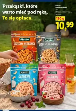 Lidl Orzechy nerkowca z papryką Alesto oferta