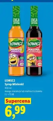Lidl Syrop mango-marakuja Łowicz Minionki oferta