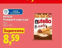Lidl Przekąska Nutella B-ready 6-pak oferta