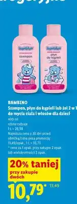Lidl Szampon dla dzieci Bambino oferta
