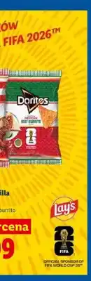 Lidl Chipsy tortilla Doritos Mexican Beef Burrito oferta