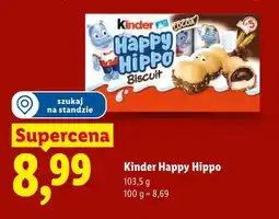 Lidl Wafelki Kinder Happy Hippo 5-pak oferta