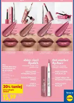 Lidl Pomadka do ust Shiny Vinyl Bell oferta