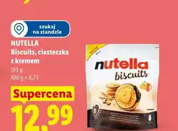 Lidl Ciasteczka z kremem Nutella Biscuits oferta