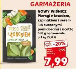 Kaufland NOWY WIŚNICZ Pierogi z łososiem, szpinakiem i serem oferta