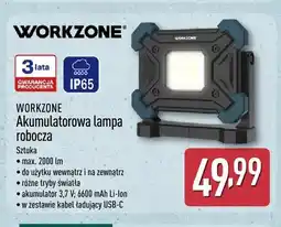 ALDI Akumulatorowa lampa robocza Workzone oferta