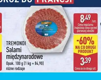 ALDI Salami międzynarodowe Tremondi oferta