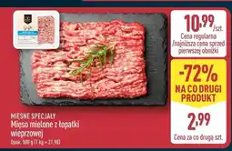 ALDI Mięso mielone z łopatki wieprzowej Mięsne Specjały oferta