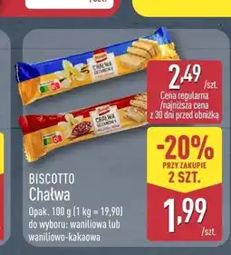 ALDI Chałwa Biscotto waniliowa oferta