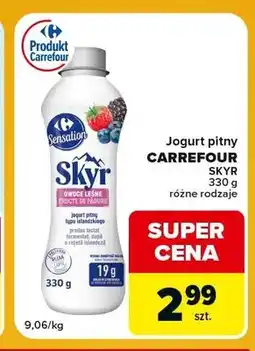 Carrefour Express Jogurt pitny Carrefour Sensation Skyr Owoce Leśne oferta