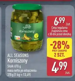 ALDI Korniszony All Seasons oferta