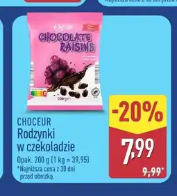 ALDI Rodzynki w czekoladzie Choceur oferta