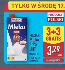 ALDI Mleko UHT 3,2% Milsani oferta