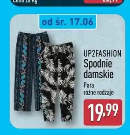 ALDI Spodnie damskie UP2FASHION oferta