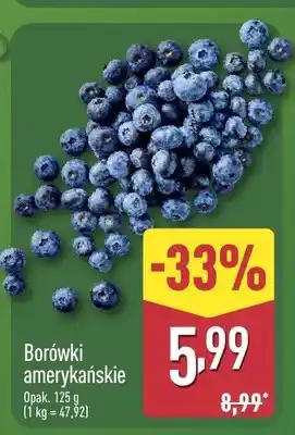 ALDI Borówki amerykańskie oferta