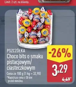 ALDI Cukierki Pszczółka Choco bits o smaku pistacjowym oferta