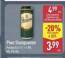 ALDI Piwo Staropramen oferta