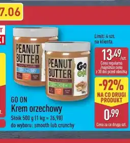ALDI Krem orzechowy Go On Smooth oferta