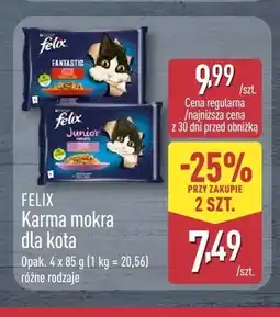ALDI Karma mokra dla kota Felix Fantastic 4-pak oferta