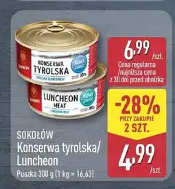 ALDI Konserwa tyrolska Sokołów oferta