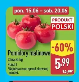 ALDI Pomidory malinowe oferta