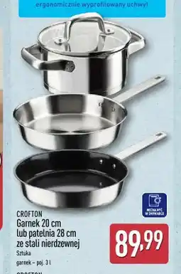 ALDI Garnek ze stali nierdzewnej Crofton 20 cm oferta