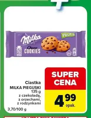 Ciastka Milka Pieguski z orzechami